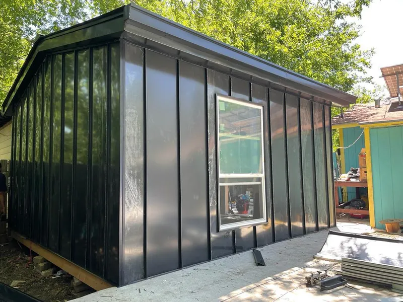 Black standing seam metal wall panels for Roof Inspection in Ashland